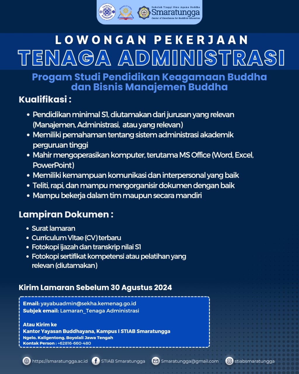 LOWONGAN PEKERJAAN